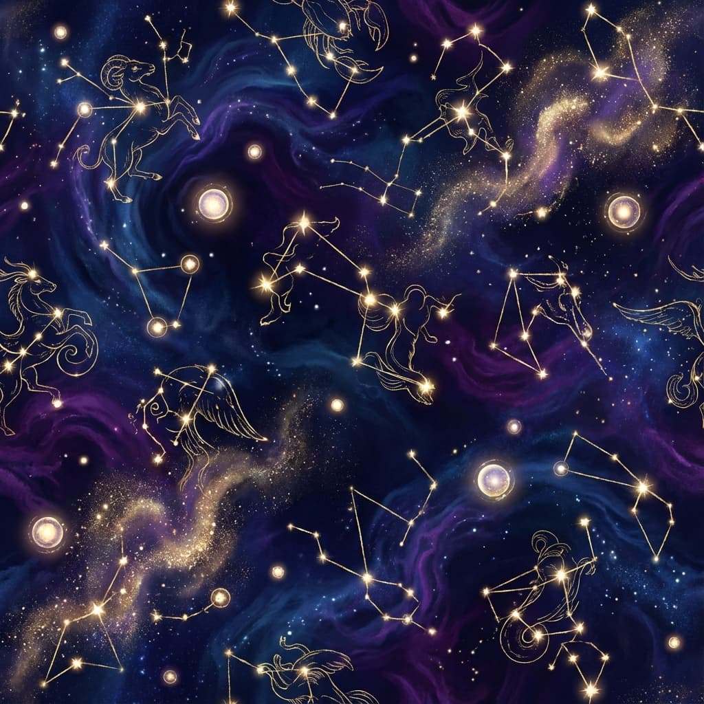 Carta astral con planetas e influencias astrológicas